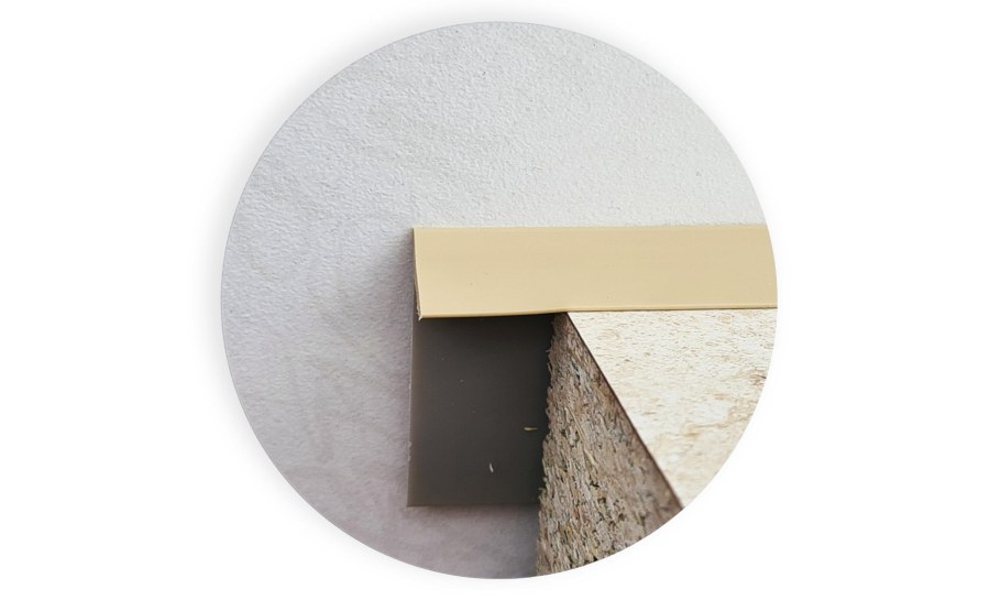 Уплотнитель для столешниц, 3050мм (г-образный) - прозрачный