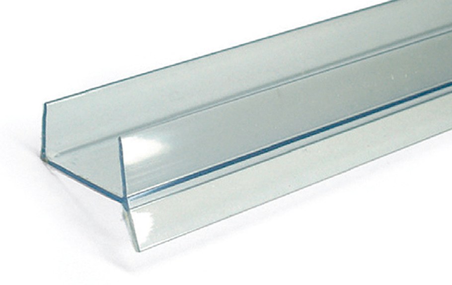 Уплотнитель для цоколя 16мм l 5000мм прозрачный Rehau