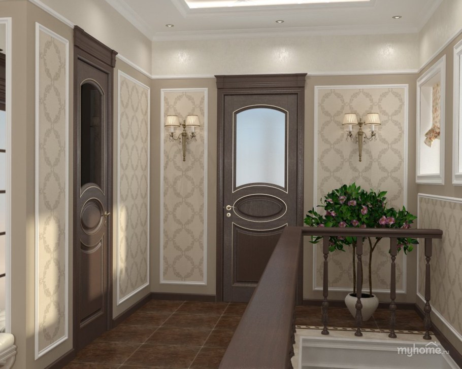 Коридор в классическом стиле