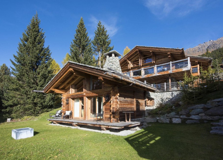 Доломитовые Альпы Швейцарии Шале