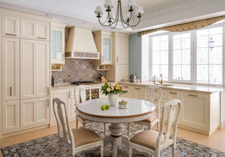 Кухня Неоклассика слоновая кость