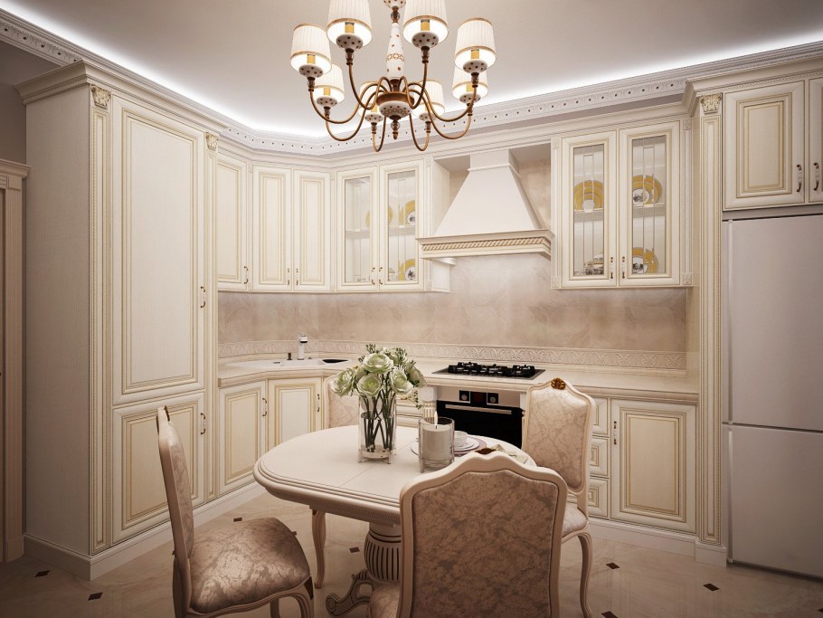 Кухня Неоклассика Мария белая