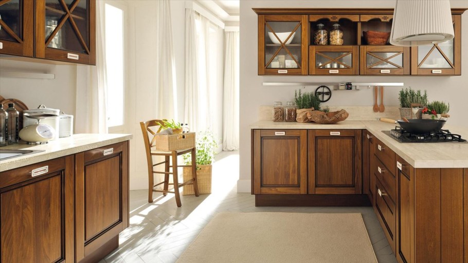 Деревянная кухня