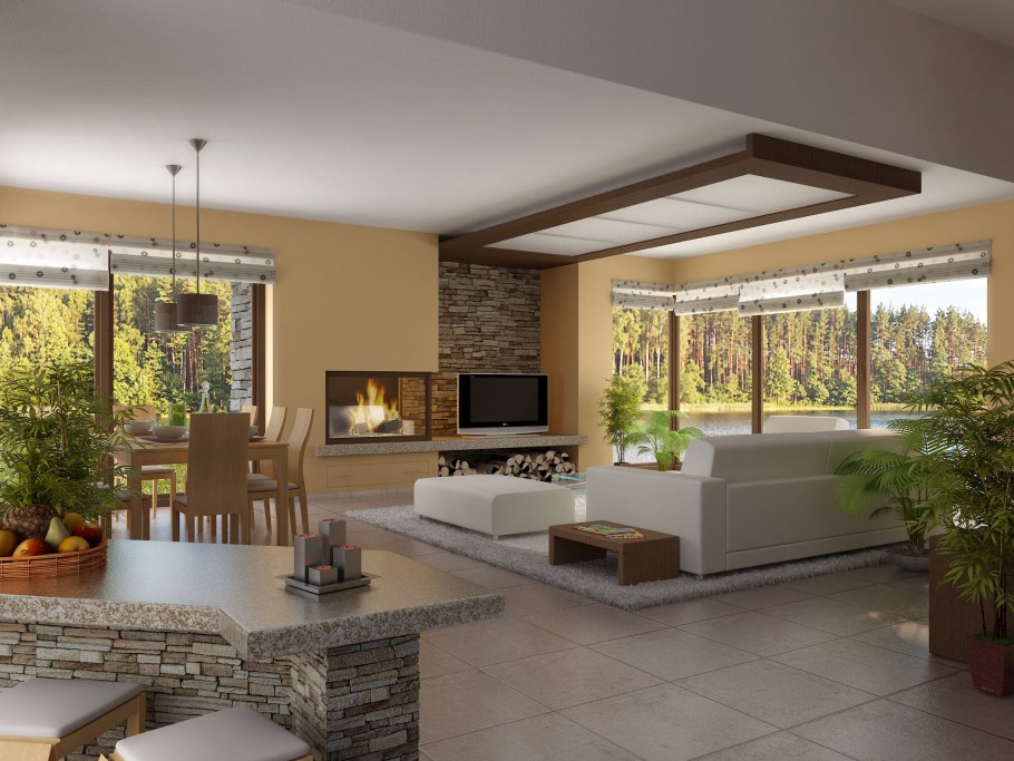 Интерьер в частном доме