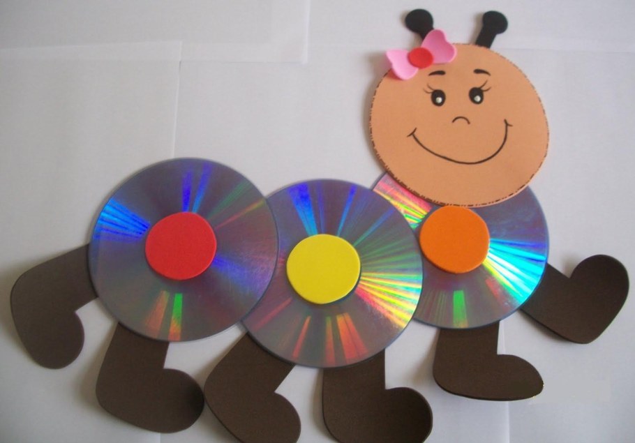 Поделки из дисков