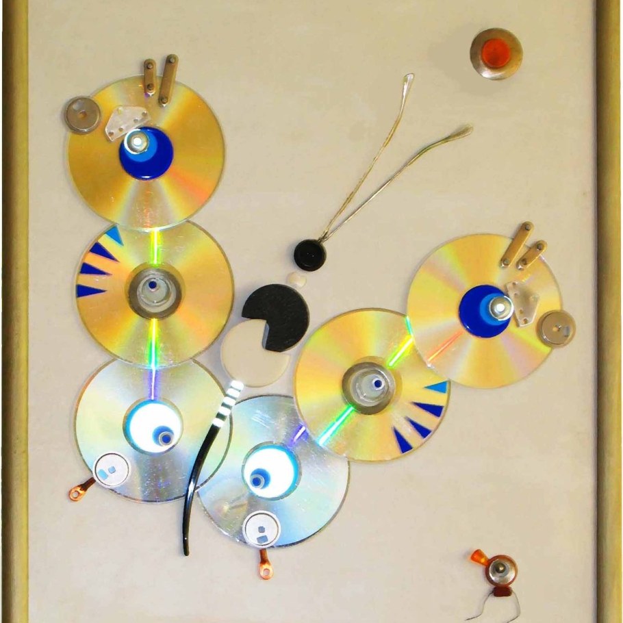 Поделки из дисков