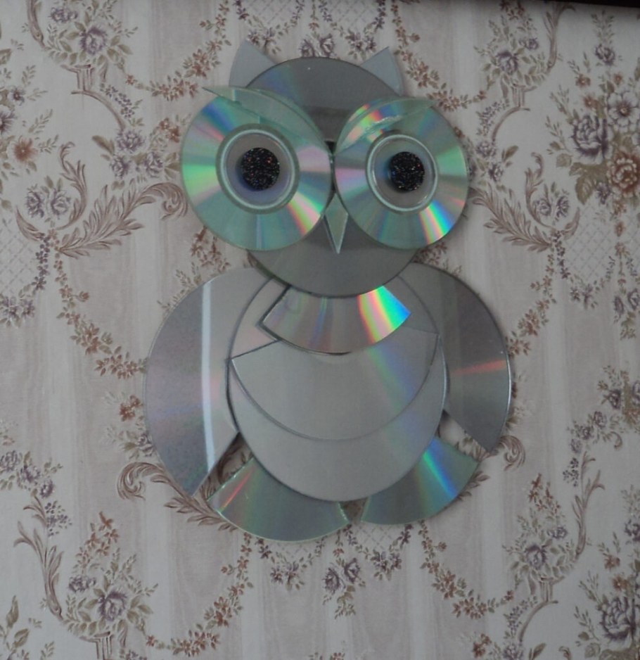 Поделки из компакт дисков
