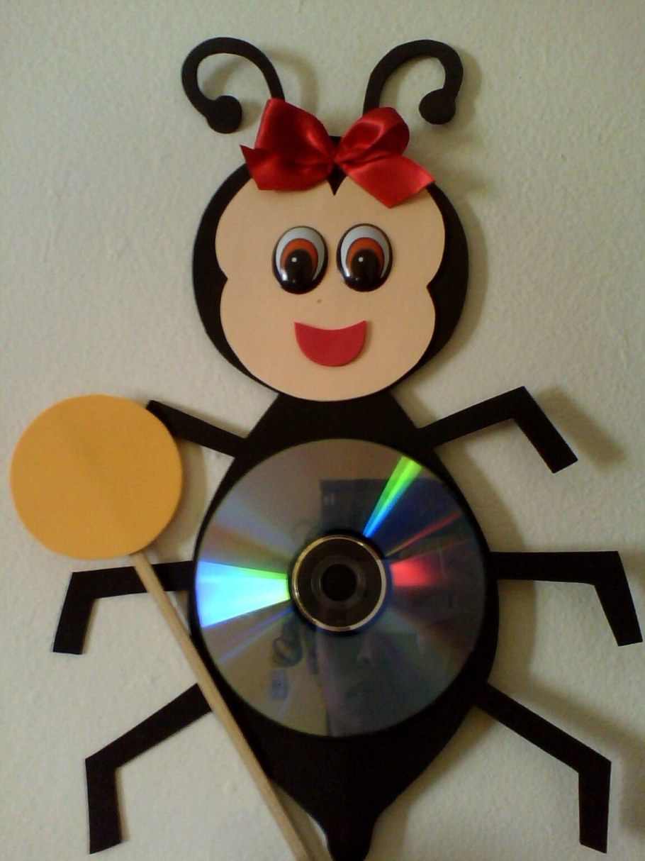 Поделки из компакт дисков