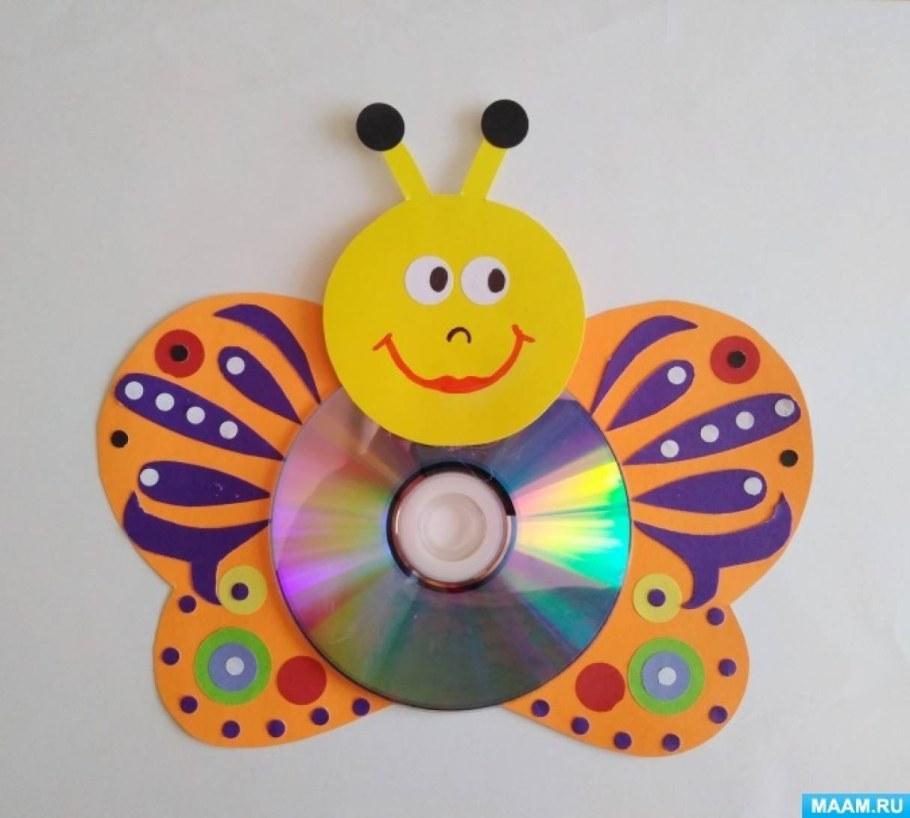 Поделка из дисков своими руками для детей