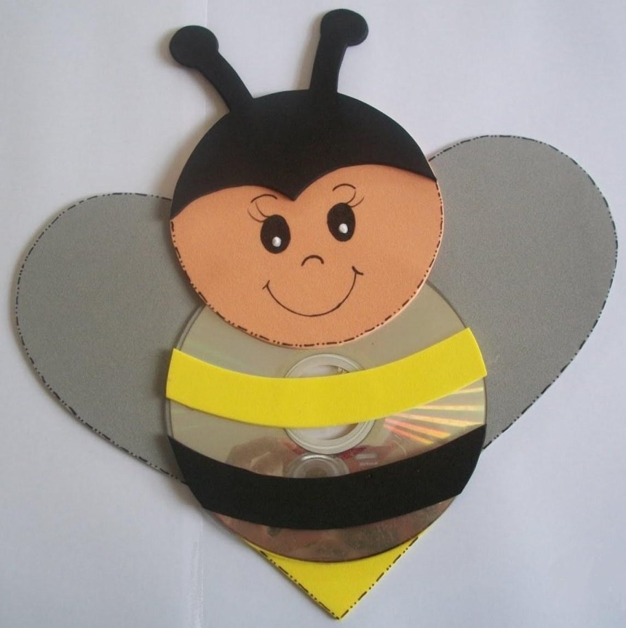 Поделки из дисков