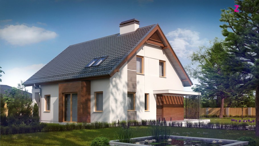 Проект z500 с мансардой