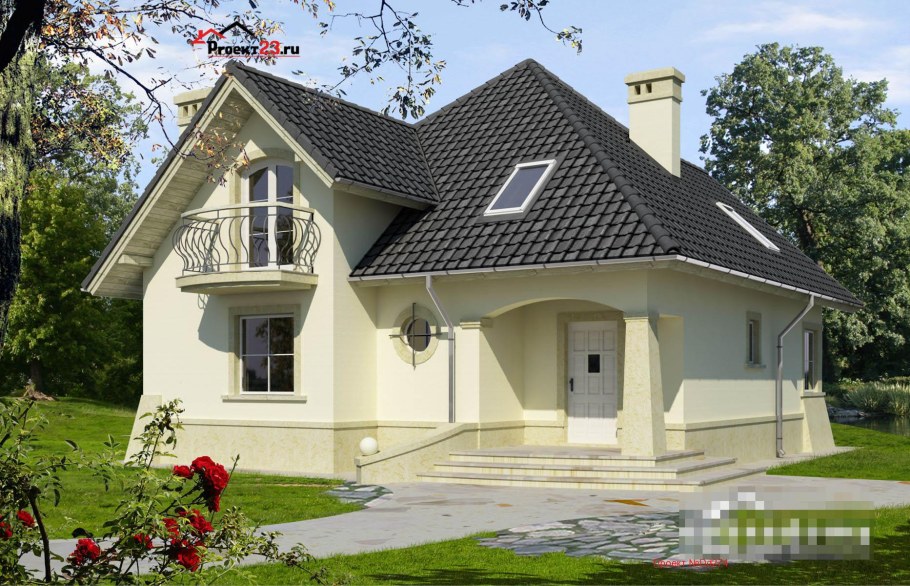 Красивые мансардные крыши