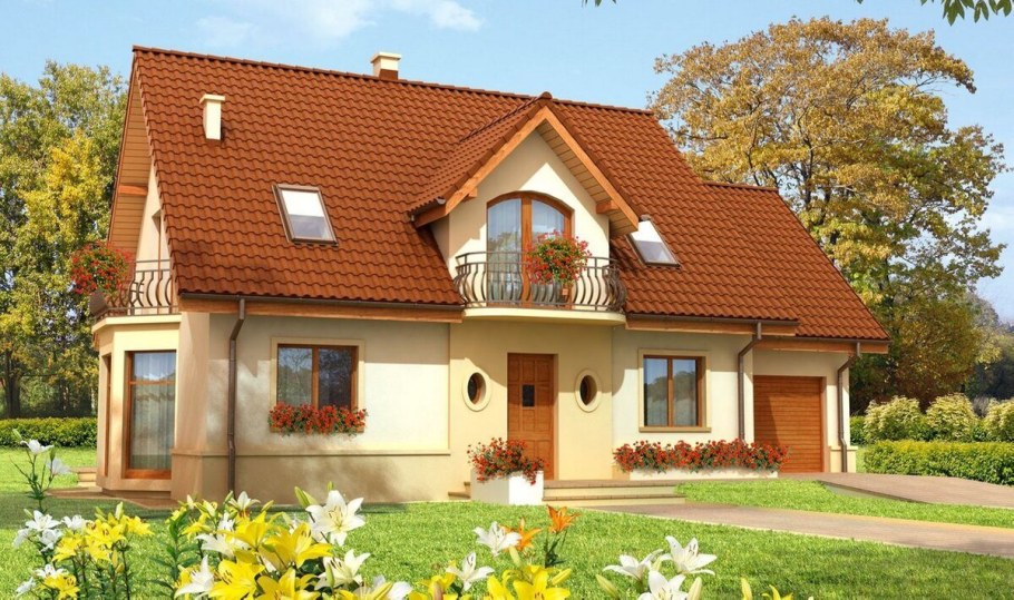 Проекты мансардных домов