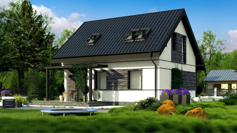 Дома с двускатной крышей