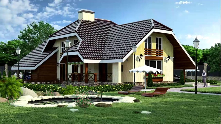 Мансардная полувальмовая