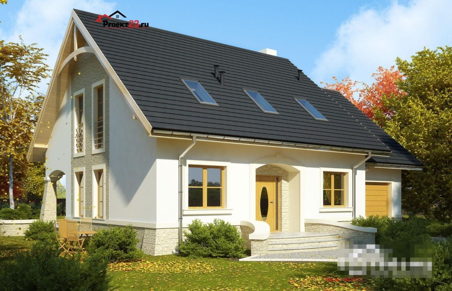 Красивые мансардные крыши