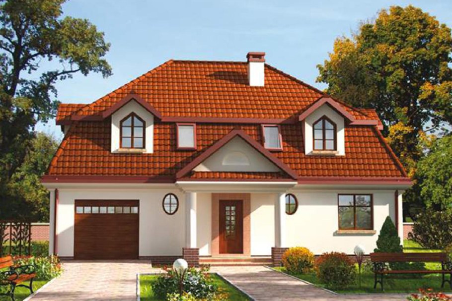 Мансардный дом