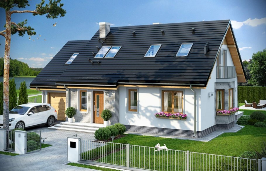 Проекты мансардных крыш частных домов