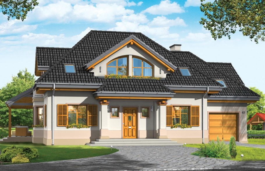 Проекты красивых коттеджей