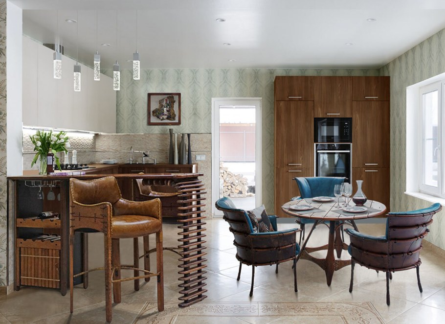 Королева на мебели Pacific Green