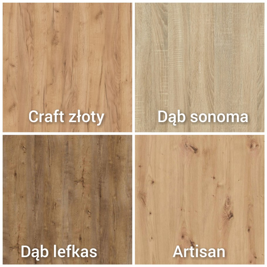 Дуб крафт золотой и дуб сонома