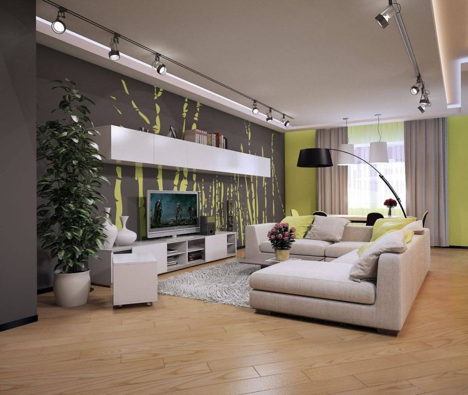 Современный интерьер гостиной