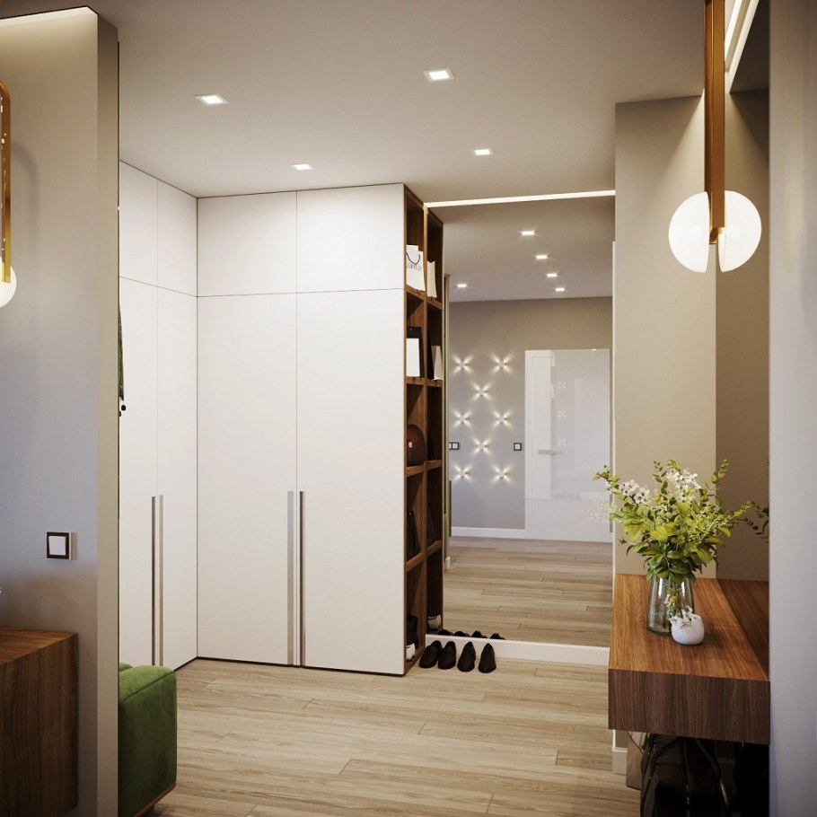 Современный интерьер прихожей