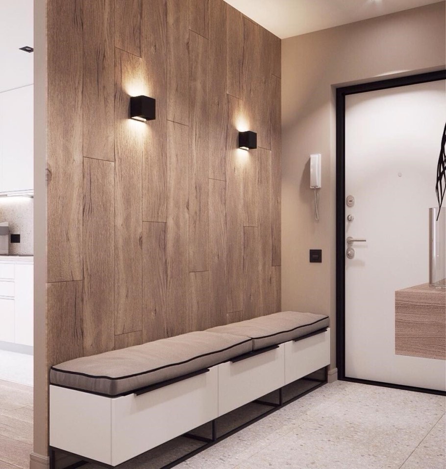 Прихожая стильная современная