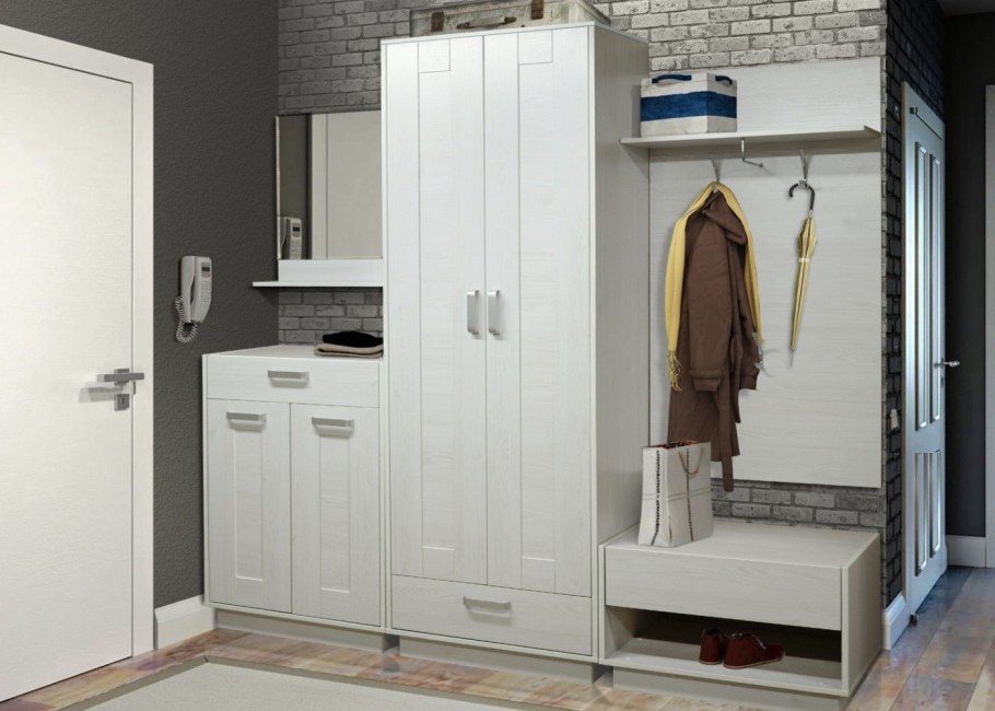 Модульная прихожая Марибель "визит-15" комплектация