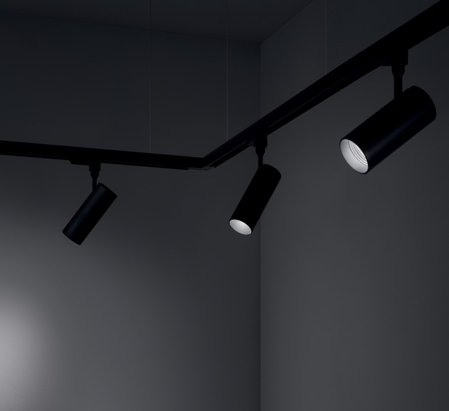 Трековый светильник ideal Lux oxy Accent 295mm 3000k BK (oxy Accent 328mm 2700k)