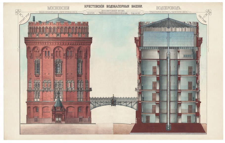 Крестовские водонапорные башни Мытищинского водопровода