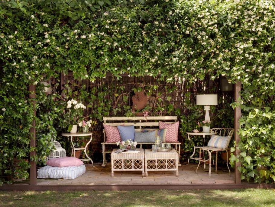 Беседка увитая зеленью