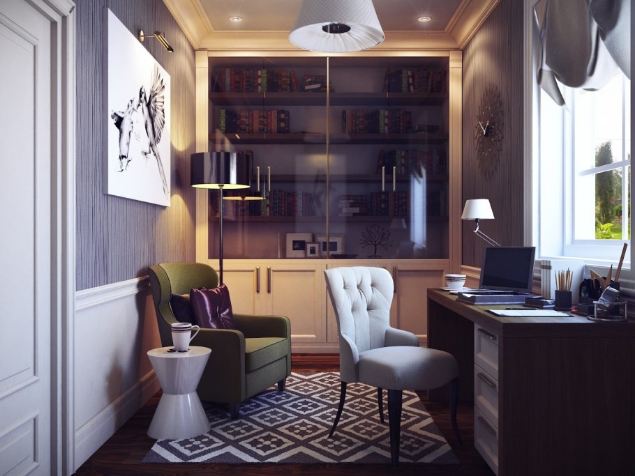 Интерьер домашнего кабинета