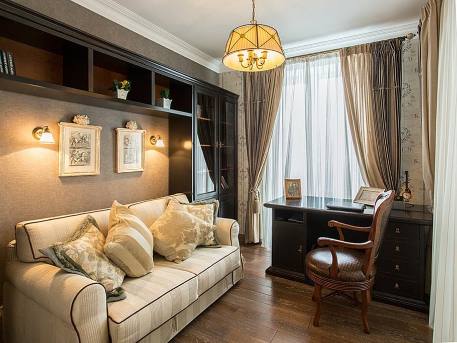 Комната-кабинет интерьер