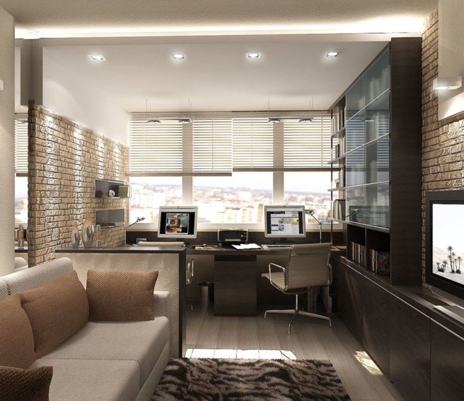 Планировка кабинета в квартире