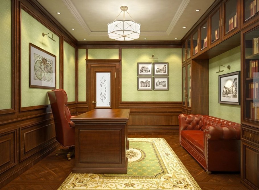 Кабинет директора в стиле Ампир