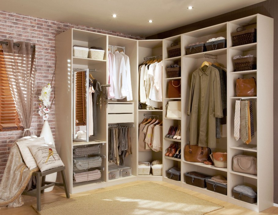 Угловая гардеробная аристо