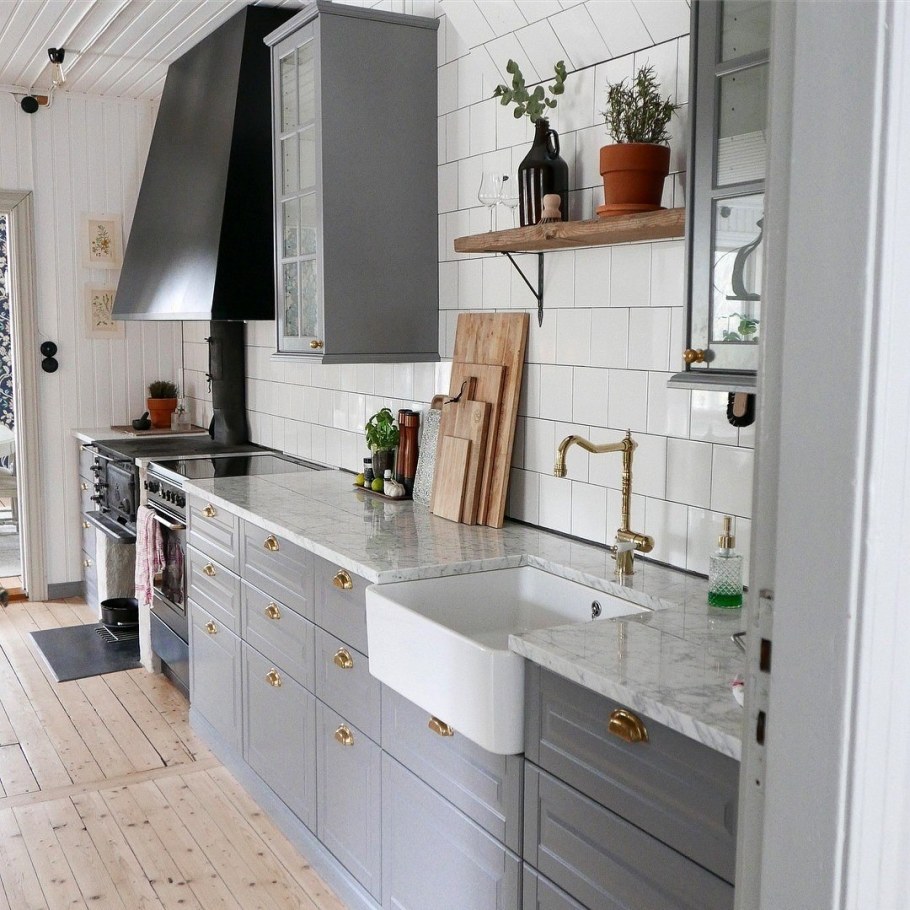 Икеа фасады Будбин серый