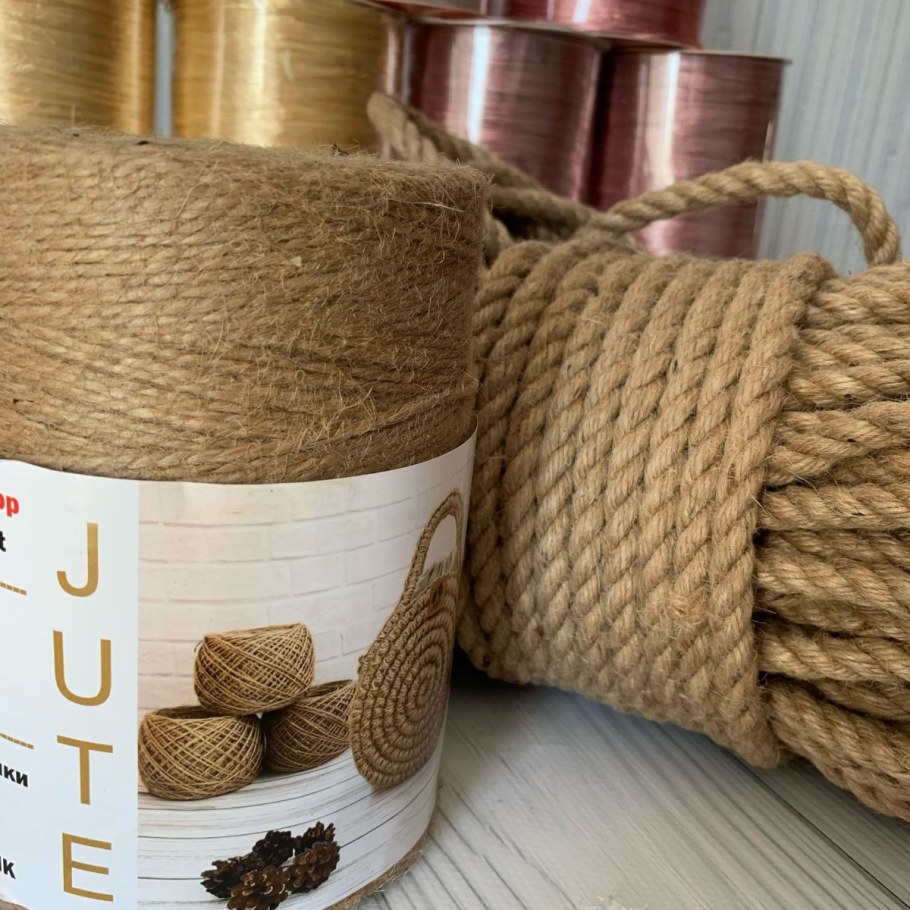 Джутовый канат вместо плинтуса