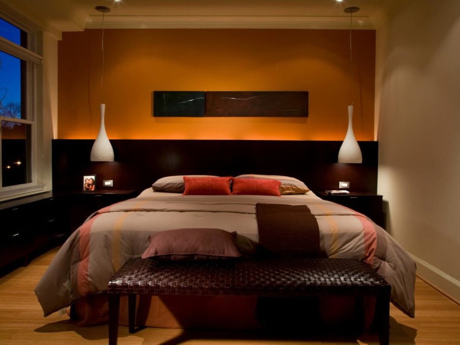 Коричневая спальня