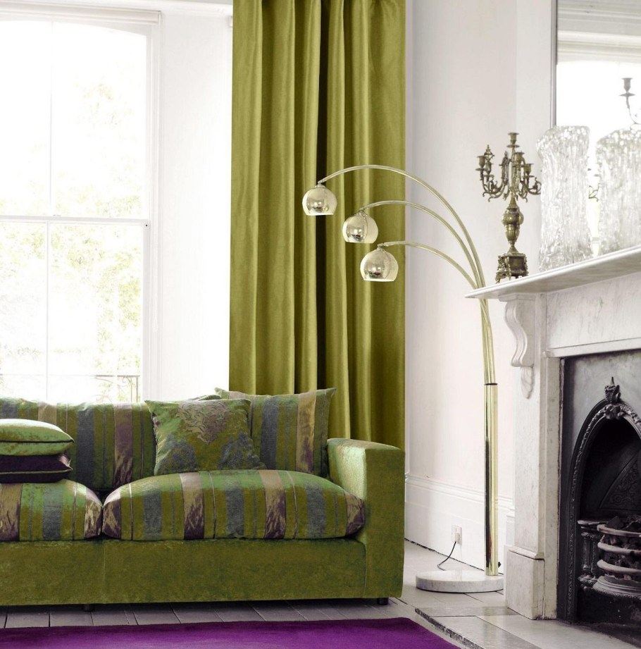Оливковый цвет в интерьере