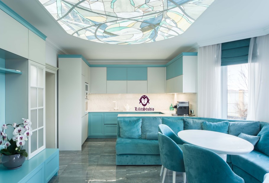 Кухня в стиле Тиффани