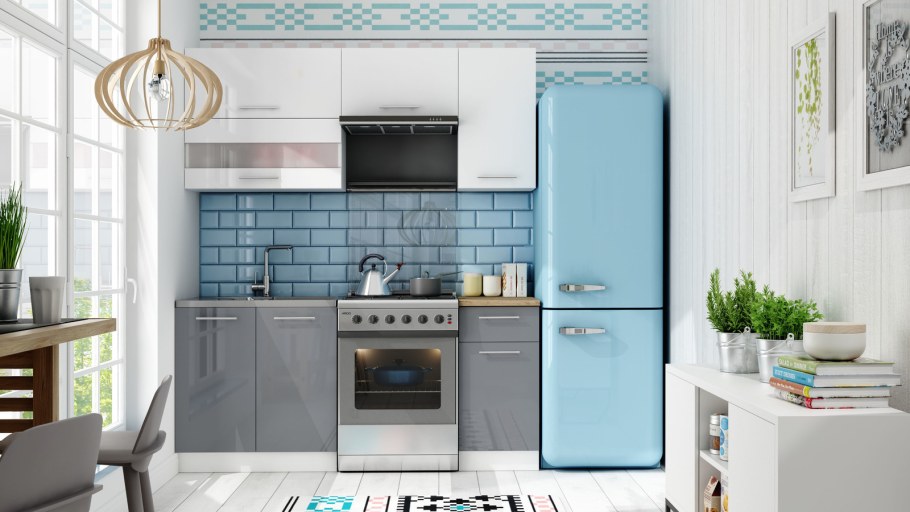 Кухня Тиффани 2м Кенди/белый БТС