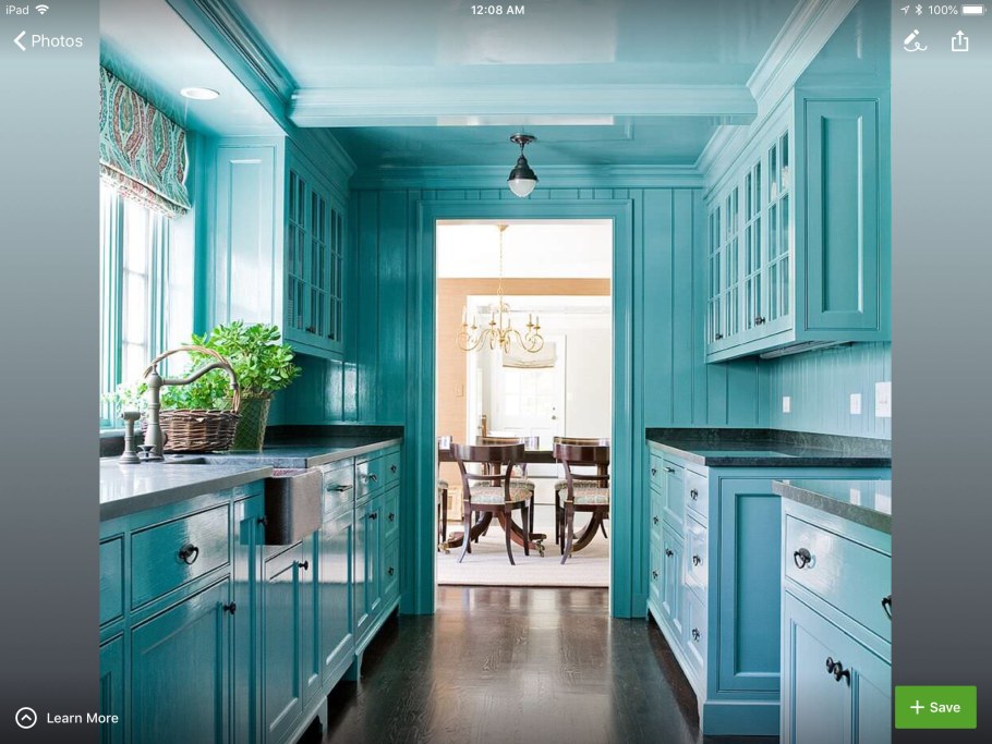 Кухни английская классика голубая