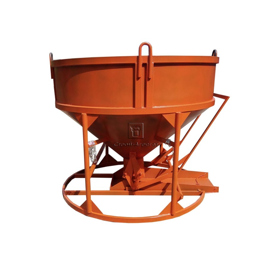 Бадья круглая БН-2,0 низкая с лотком h=1600мм Abitur