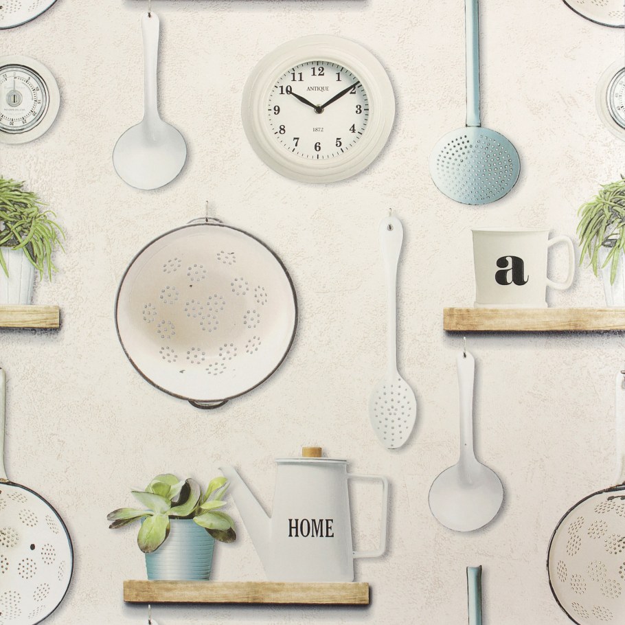 Кухонные обои для стен