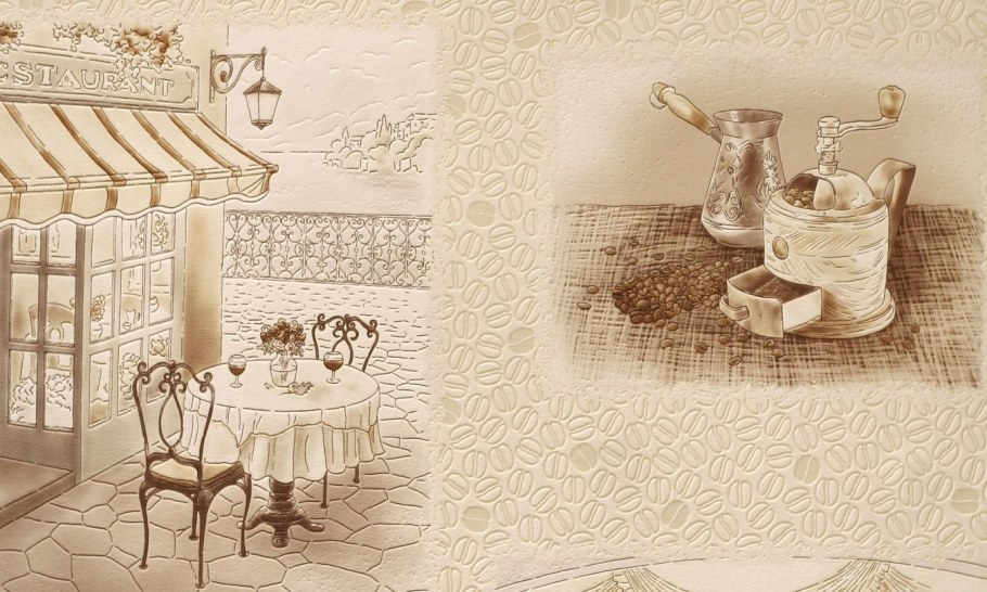 Обои виниловые Elysium Франция бежевые 0.53 м 98000