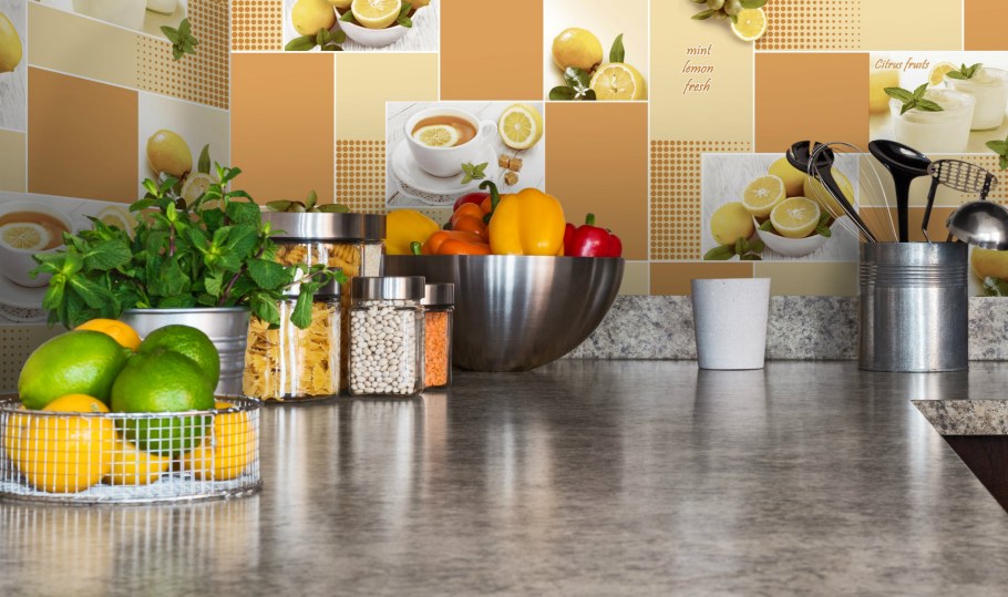 Обои с апельсинами для кухни