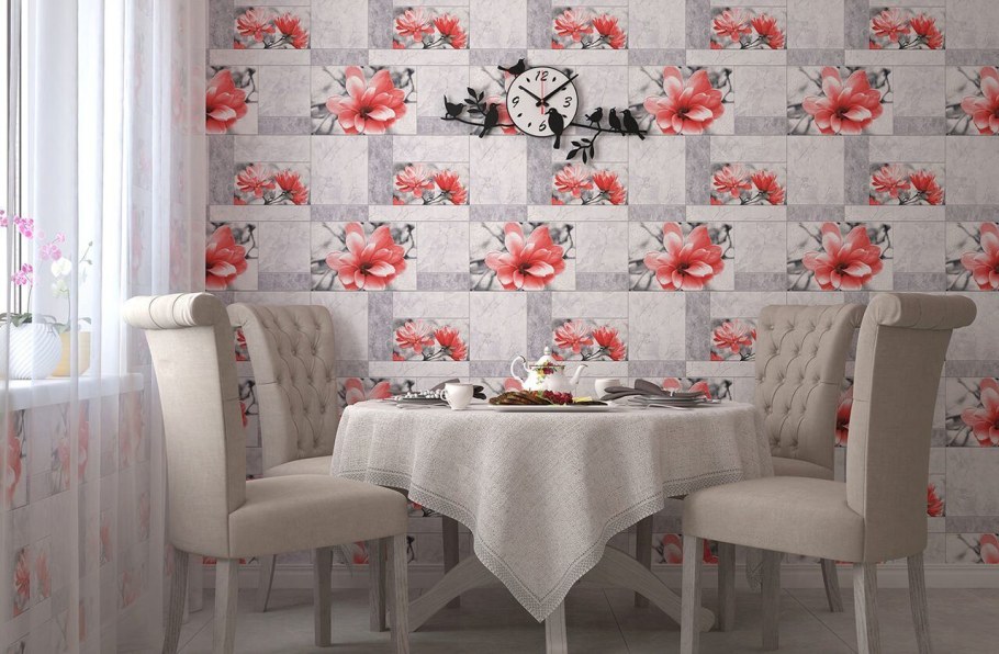 Обои для кухни моющиеся