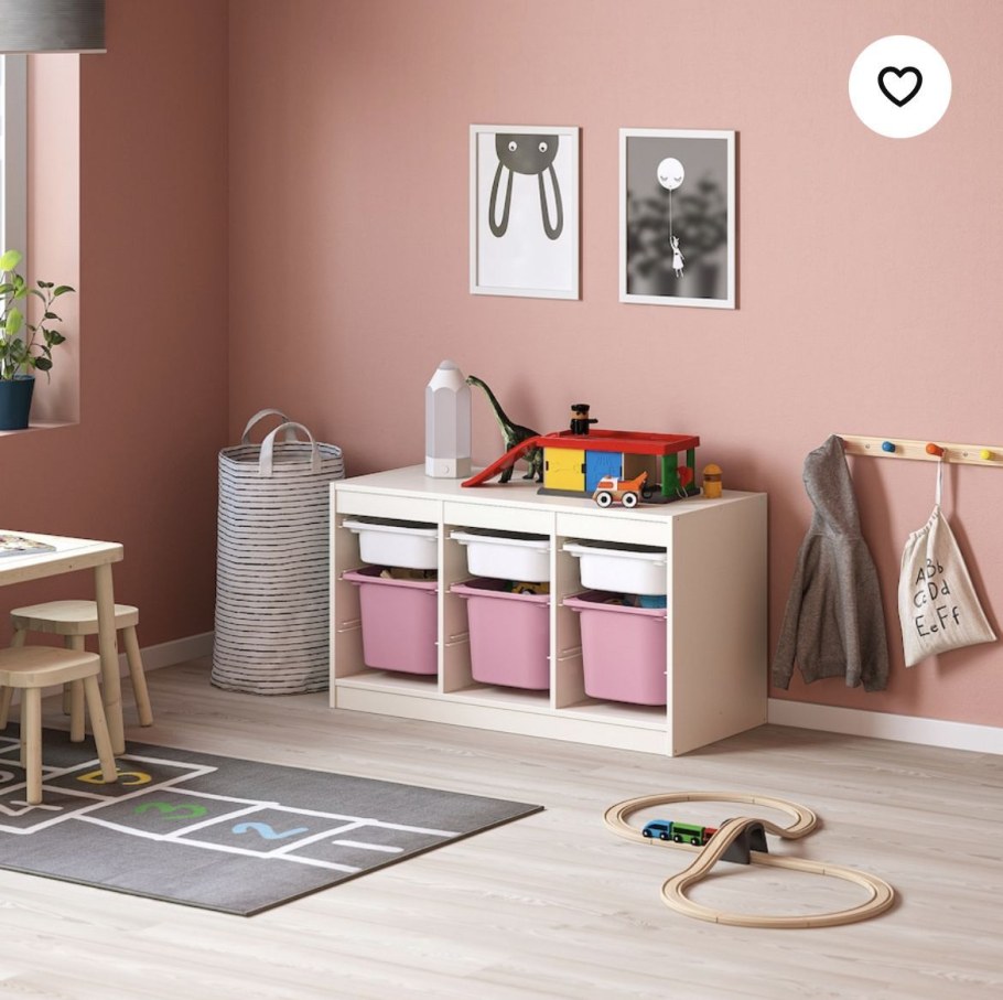 Trofast ТРУФАСТ комбинация д/хранения+контейнеры